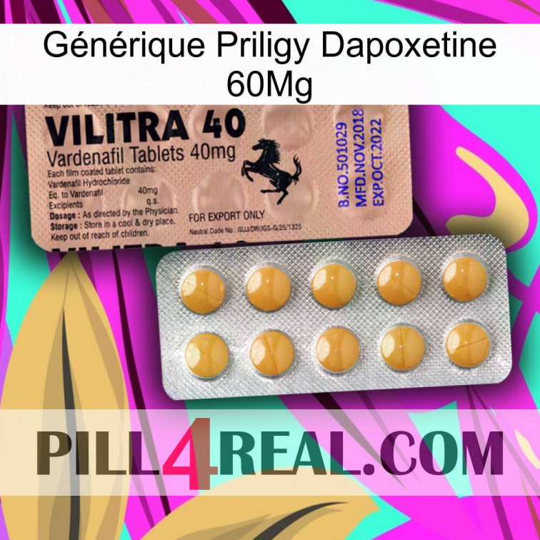 Générique Priligy Dapoxetine 60Mg 41